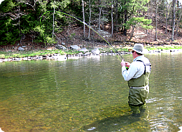 Fly Fishing the West Branch of the Delaware River.